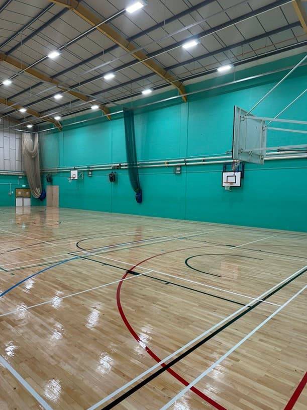 Liskeard Leisure Centre Sports Hall (after)